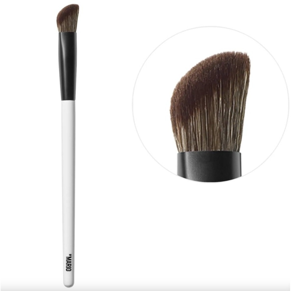 MAKEUP BY MARIO F5 Concealer Brush, Round, Sloped Shape, Buildable - BNIB